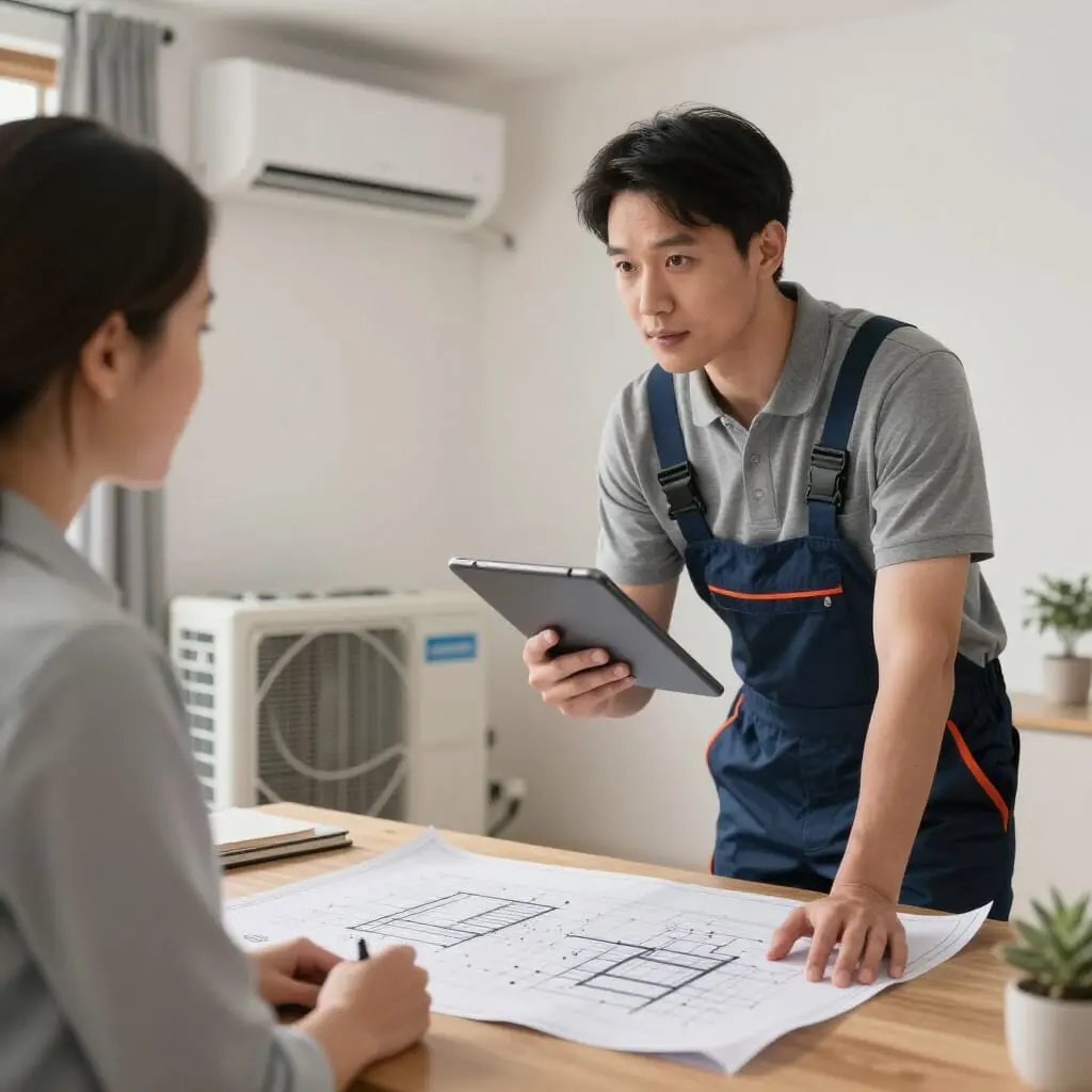 Beratung zur Planung und Installation einer Klimaanlage im Eigenheim