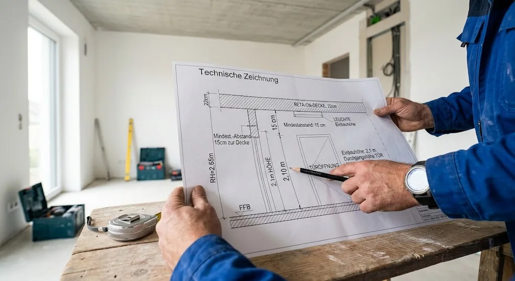 Abstände Klimaanlage Decke